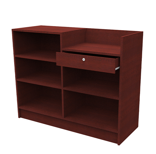 Retail Counter 48(L) x 18W) x 38(H)-Inch Cash Wrap and Register