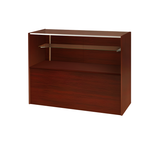 Store Display Cases-Half Vision Wood Showcases Retail---Unassembled
