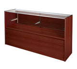 Store Display Cases-Half Vision Wood Showcases Retail---Unassembled