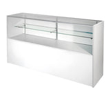 Store Display Cases-Half Vision Wood Showcases Retail---Unassembled