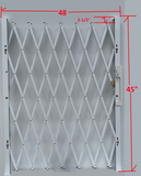 Folding Security Gate, 45 Inches High, 48 inches Wide