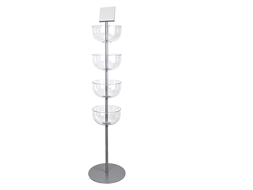 Floor Acrylic Bowl Display