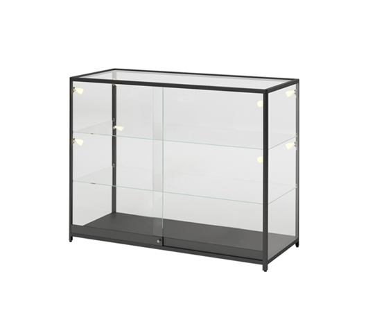 Assembled Extra Vision Glass Display Case
