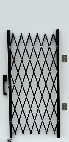 Single Folding Security Gate 66 - Inch High, 48  and 90 inches Wide