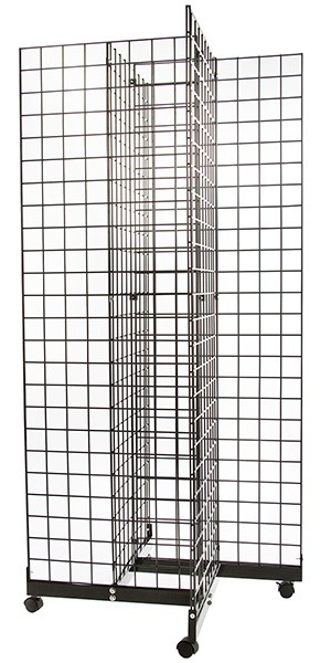 4 way gridwall display