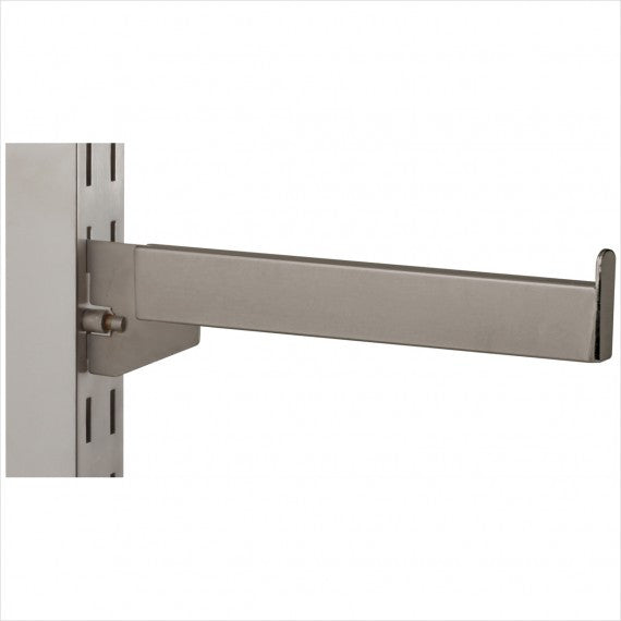 12" faceout bracket for heavy duty slotted clothing rack