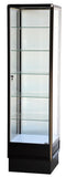 Display Cabinet With Glass Doors And Black Aluminum Frames - 72 x 20 x 20 - Inch
