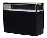 One third vision jewellery black electrophoresis aluminum display showcase ---AL34B / AL36B