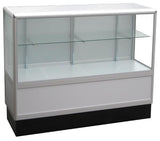Commercial Display Cases With Aluminum Frames In Half Vision - 70 x 38 x20 - Inch
