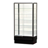 Wall Display Cases With Black Electrophoresis Aluminum Frame - 72 x 34 x20 - Inch
