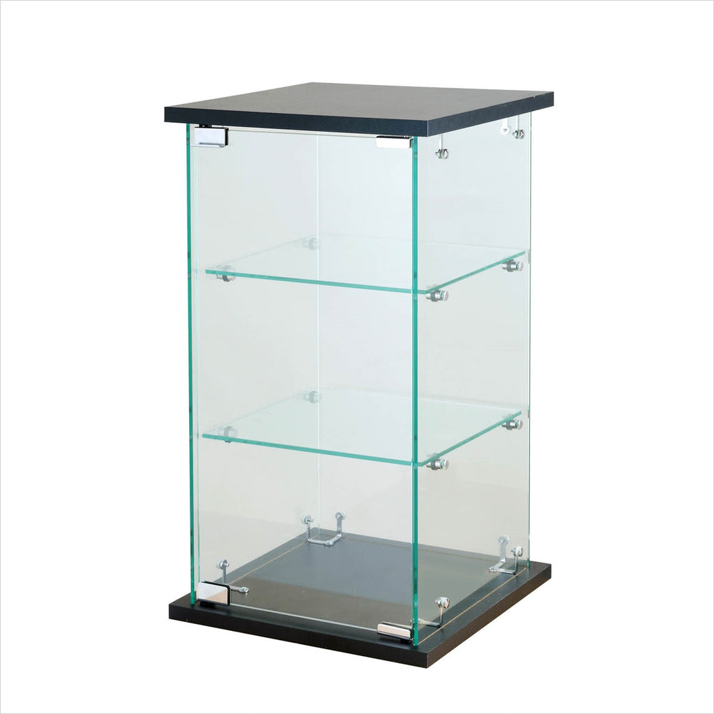 Frameless glass counter top display showcase - StoreFixtureShowcase.com
