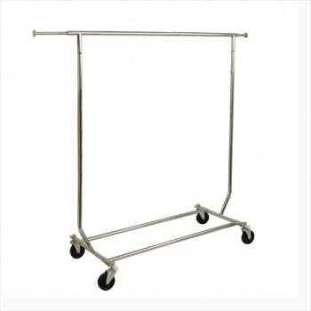 Collapsible salesman rolling rack - StoreFixtureShowcase.com