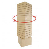 Rotating Slatwall Tower - StoreFixtureShowcase.com - 1
