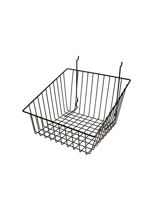 Slatwall Baskets 12x12x8-Inch Slant Front