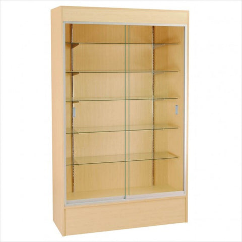 Wooden Wall display Showcase cabinet - StoreFixtureShowcase.com