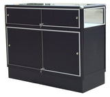 One third vision jewellery black electrophoresis aluminum display showcase ---AL34B / AL36B