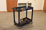 32" x 18" Tub Cart with  Two Shelves ---- EC11-B