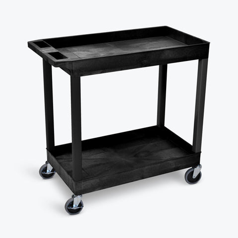32" x 18" Tub Cart with  Two Shelves ---- EC11-B
