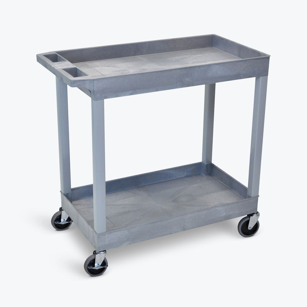 32" x 18" Tub Cart with Two Shelves ---- EC11-G