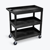 32" x 18" Tub Cart with Three Shelves ---- EC111-B