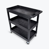 32" x 18" Tub Cart with Three Shelves ---- EC111-B