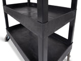 32" x 18" Tub Cart with Three Shelves ---- EC111-B