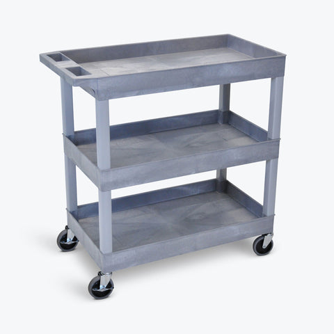 32" x 18" Tub Cart  with Three Shelves ---- EC111-G