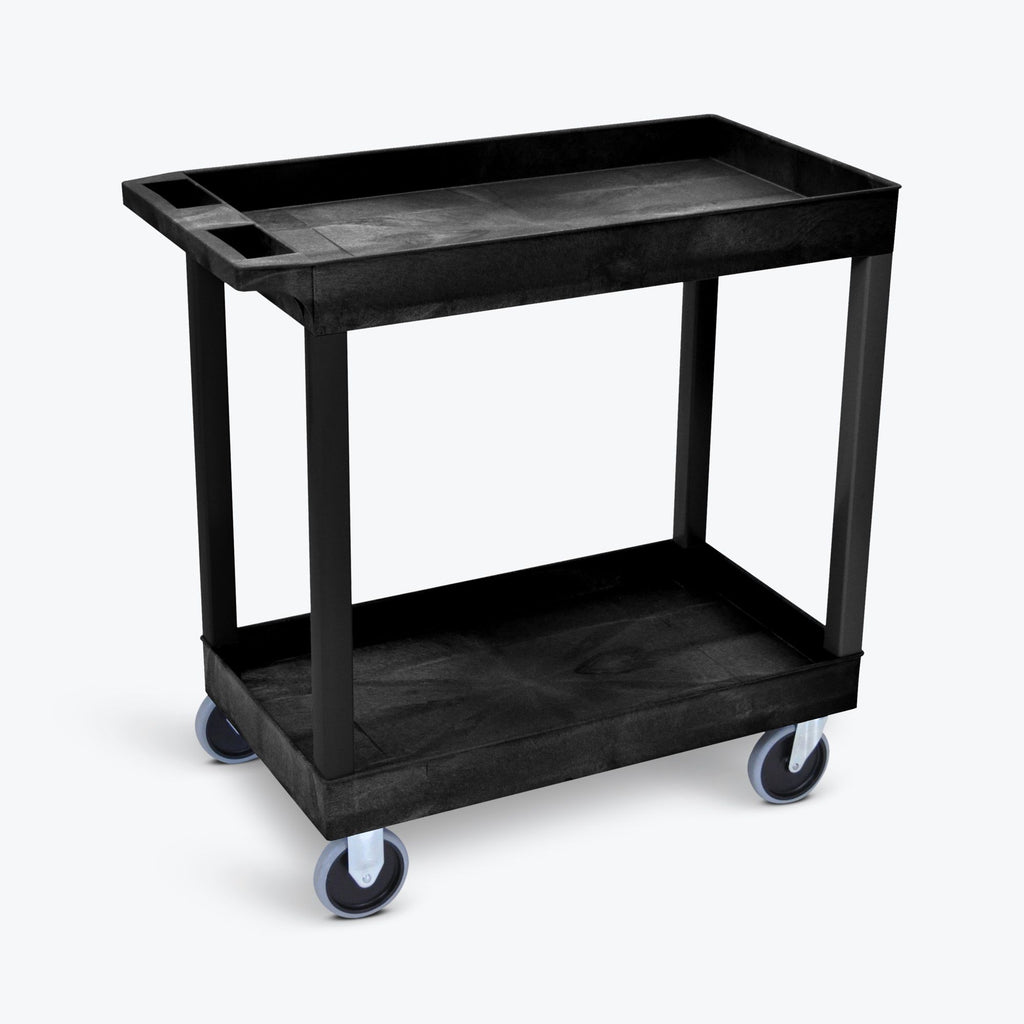 32" x 18" Tub Cart with Two Shelves ---- EC11HD-B