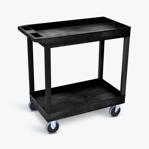 32" x 18" Tub Cart with Two Shelves ---- EC11HD-B