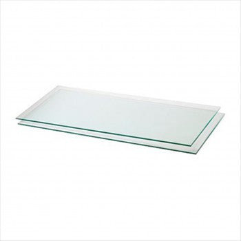 Rectangular Tempered Glass Shelves, - StoreFixtureShowcase.com