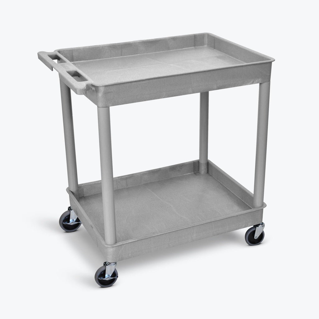 Large Tub Cart with Two Shelves ---- TC11-G