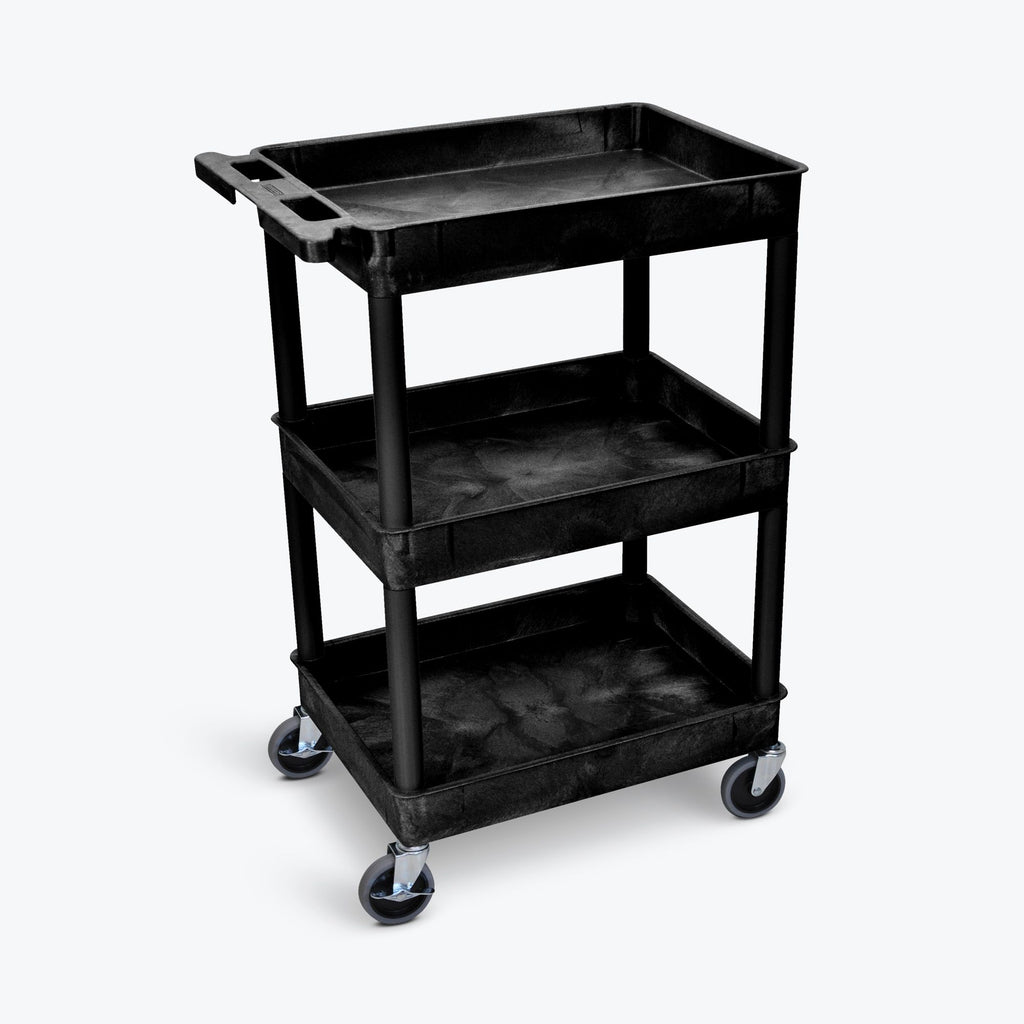 Tub Cart with Three Shelves ---- STC111-B