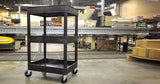Tub Cart with Three Shelves ---- STC111-B