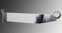 12" slatwall round tubing bracket - StoreFixtureShowcase.com