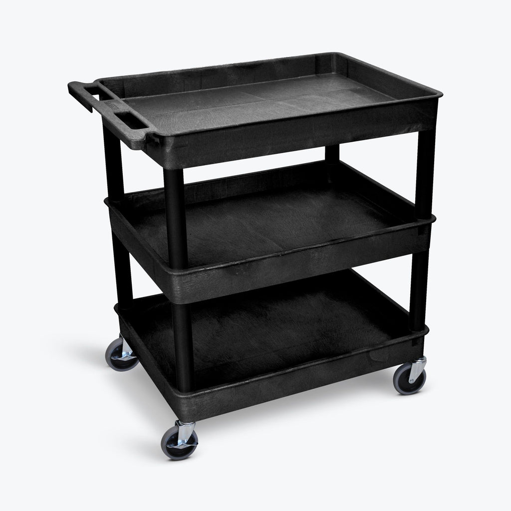 Large Tub Cart with Three Shelves ---- TC111-B