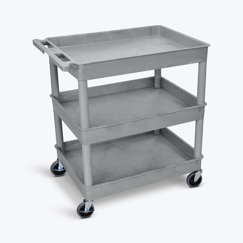 Large Tub Cart with Three Shelves ---- TC111-G