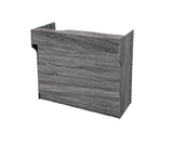 4 FT Ledgetop Counter Rustic Grey