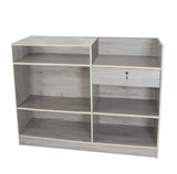 Retail Counter 48(L) x 18W) x 38(H)-Inch Cash Wrap and Register Stand---Unassembled