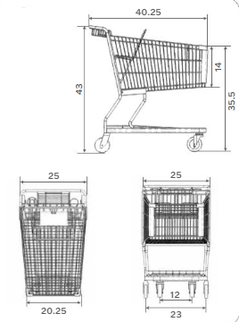 Extra Large Shopping Cart
