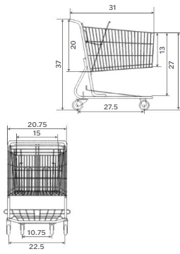 Medium Shopping Cart