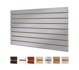 Slatwall panel 4' high x 8' long