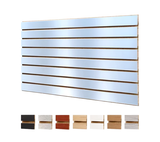Slatwall panel 4' high x 8' long