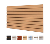 Slatwall panel 4' high x 8' long