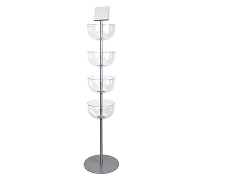 Floor Acrylic Bowl Display