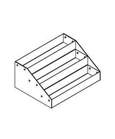 Acrylic Countertop 3 Level Riser 