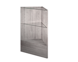 Barnwood Triangle Corner Showcase