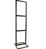 Black Triple Bulletin Sign Holder