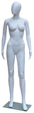 Display Mannequin with Egg Face in White for Female, Plastic hard to break - ABFA-5-1W