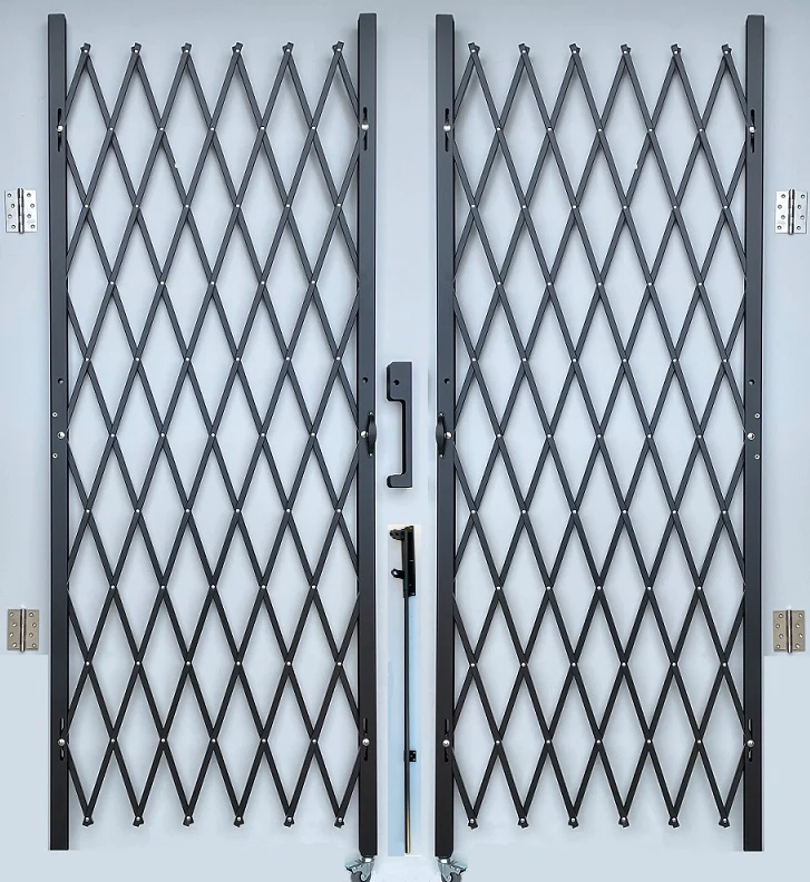 Double Folding Security Gate, 66 Inches High, 96 inches Wide