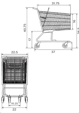 Large Shopping Cart